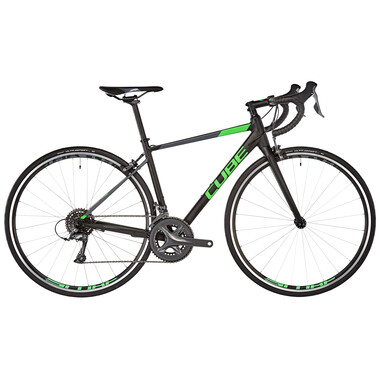Bicicleta de carrera CUBE ATTAIN Shimano Claris 34/50 Verde/Negro 2018 0